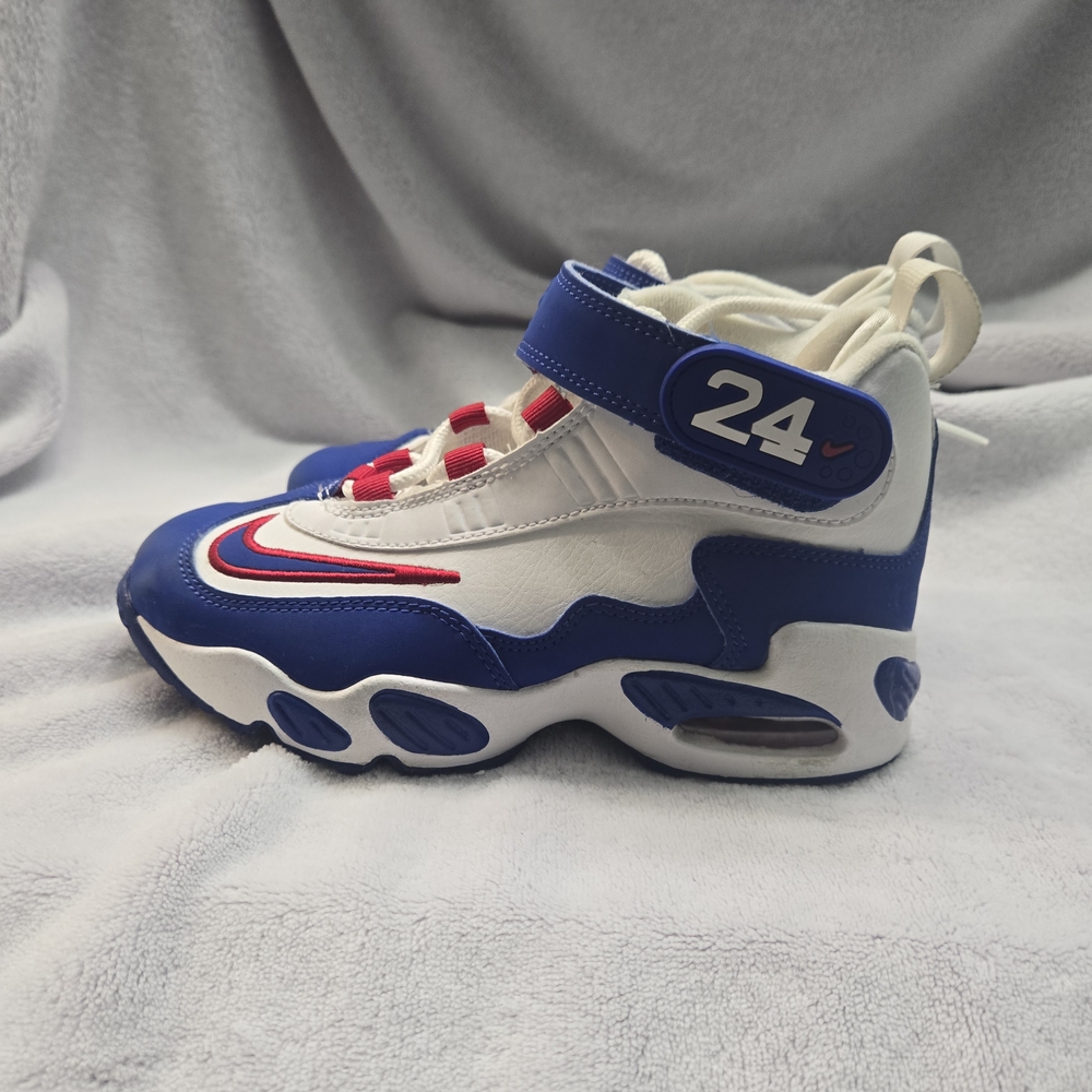 Nike Air Griffey Max 1 GS ‘USA’ White/Blue/Red DX3725-100 Youth Sz 13C - Picture 4 of 8